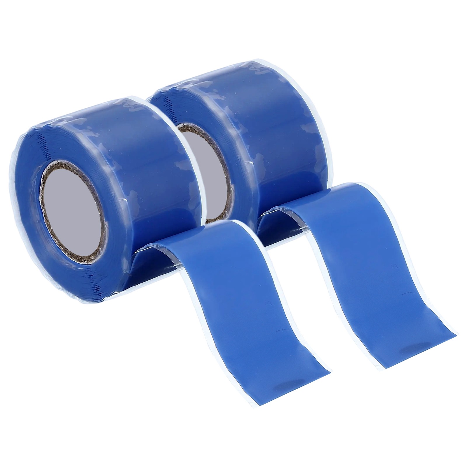 2 Pcs Self Fusing Silicone Tape, 1" x 10ft Silicone Sealing Tape, Blue