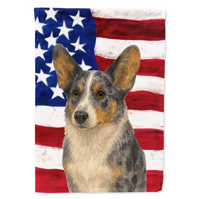 Carolines Treasures WDK6239CHF 40 x 28 in. Blue Merle Cardigan Welsh Corgi Am...
