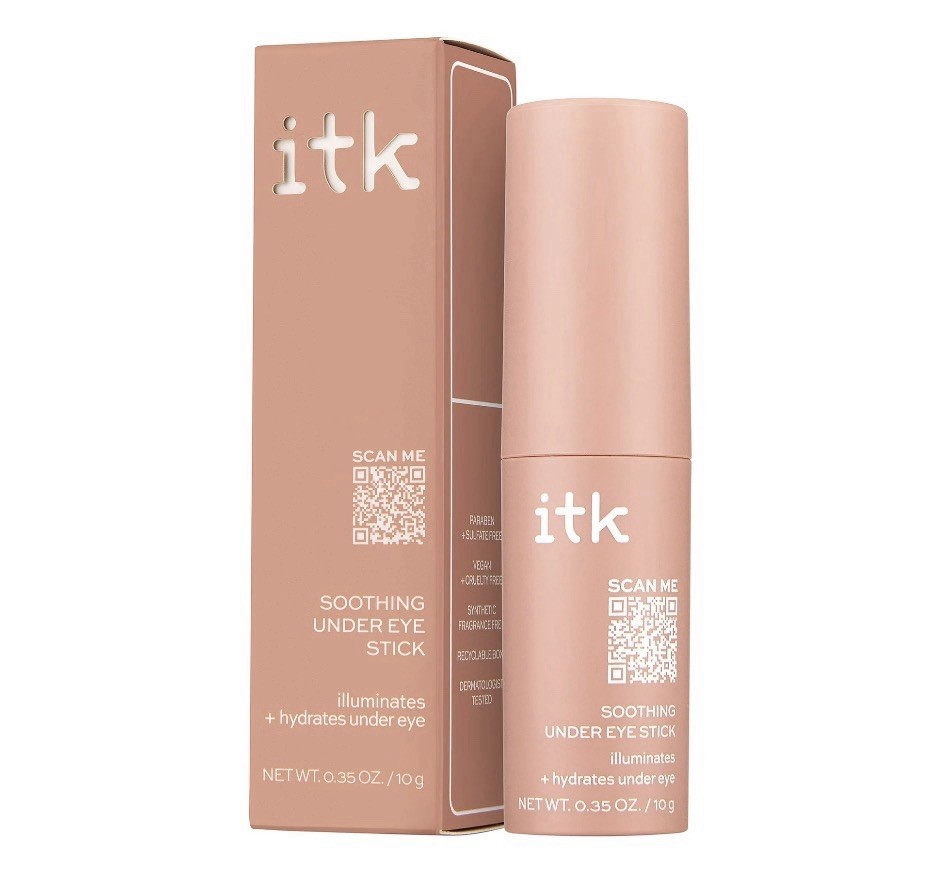 ITK Caffeine & Aloe Vera Soothing Under Eye Serum Stick, Hydrates & Brightens