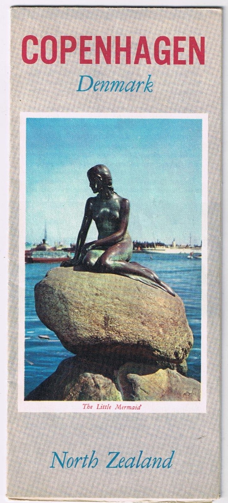 Denmark Travel Brochure Map Copenhagen North Zealand