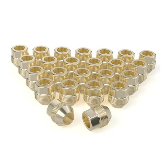 24 PCS 14mmx1.5 OEM Factory Wheel Lug Nuts, 14x1.5 Hex Drive 7/8" 1.12" Height 