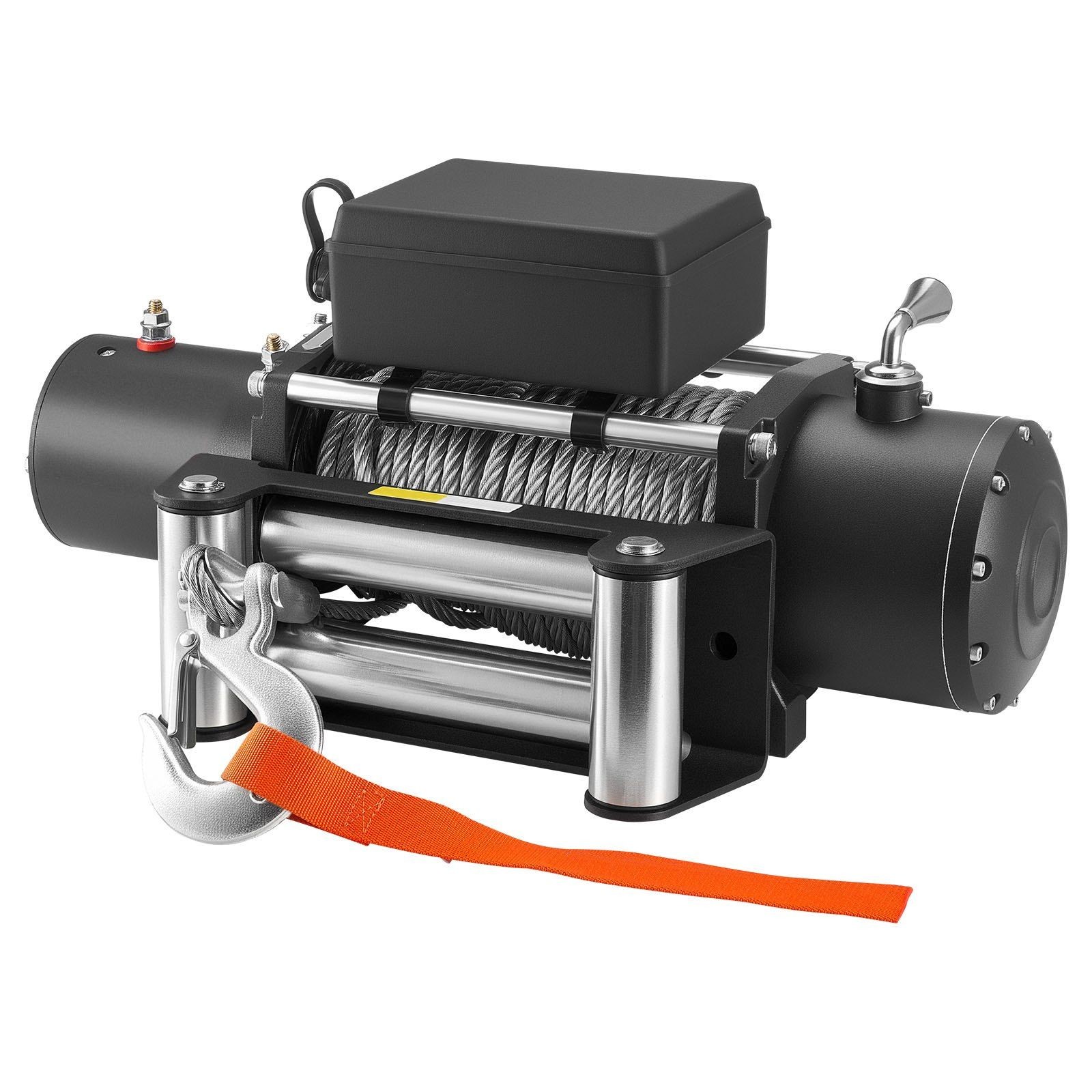 12000lb 12V Winch Electric 0.36in x 80ft Rope Dual Remote IP55
