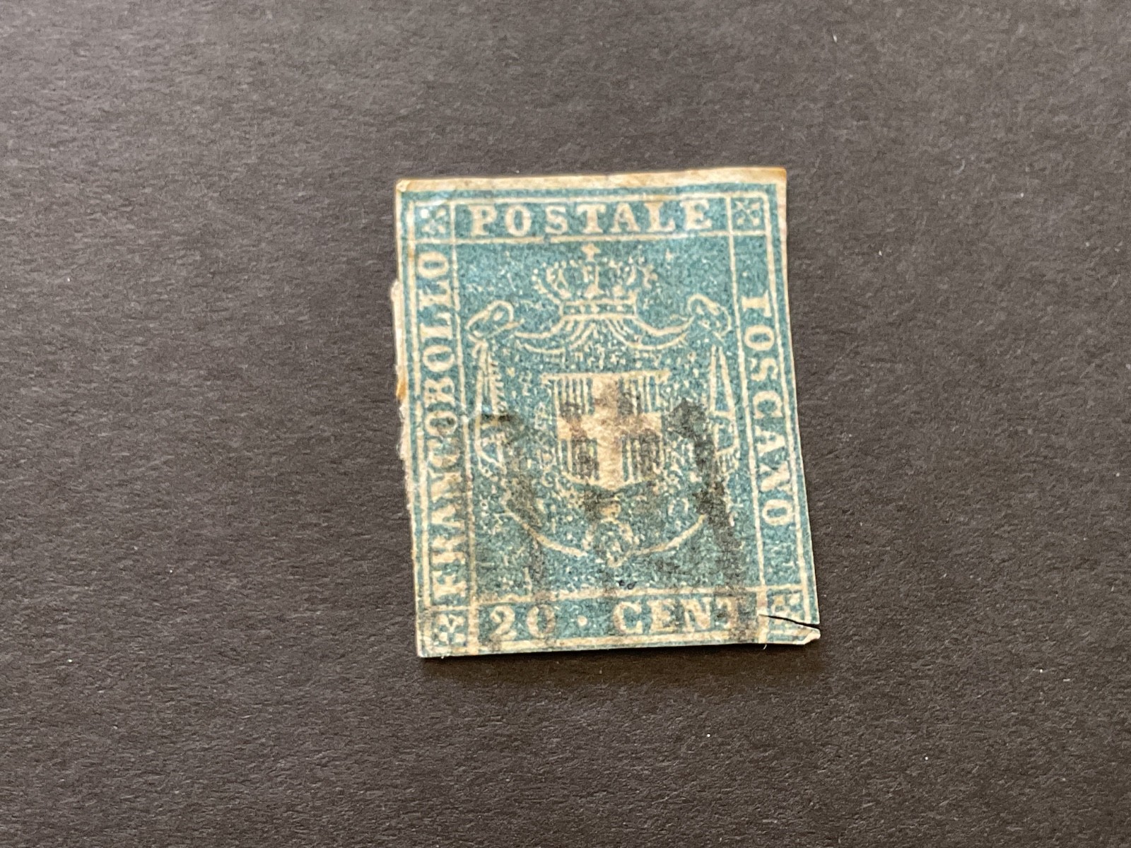 Italian states Tuscany 1860 Provisional Government  used stamp B3279