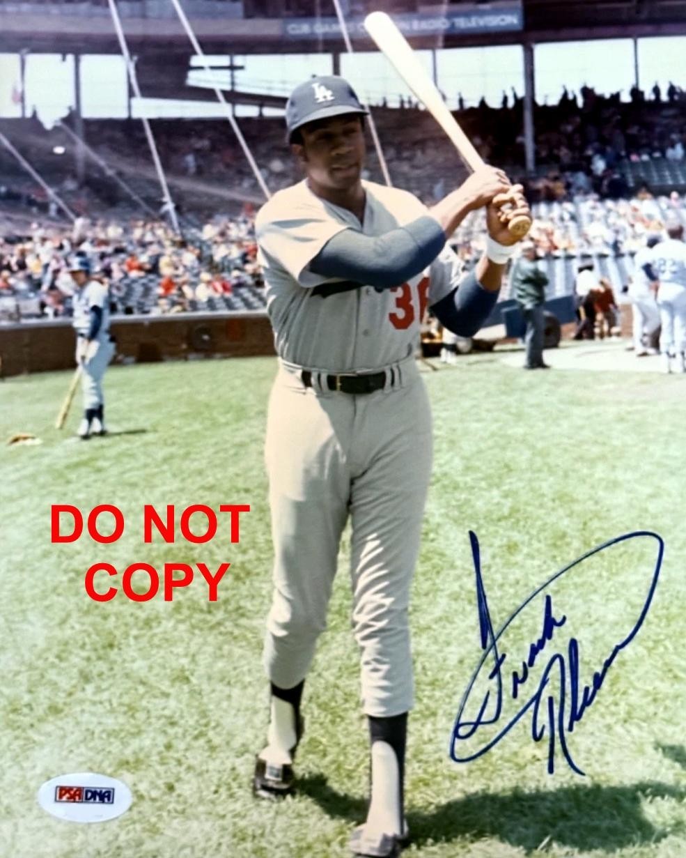 Frank Robinson LOS ANGELES DODGERS Signed Autographed REPRINT 8x10 Photo RP 3