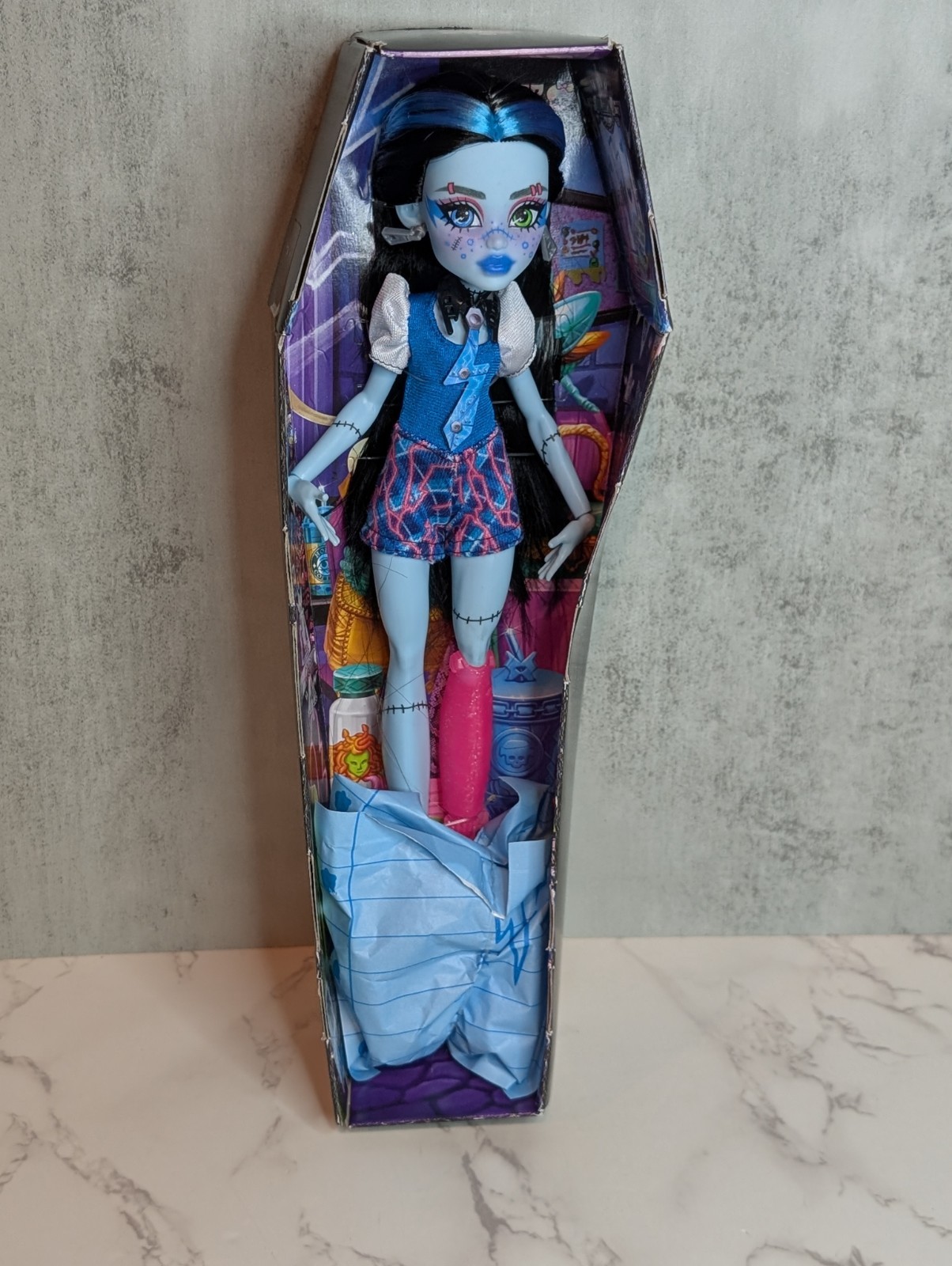NOB Monster High Buried Secrets Wave 2 Scaremester Style Frankie Stein