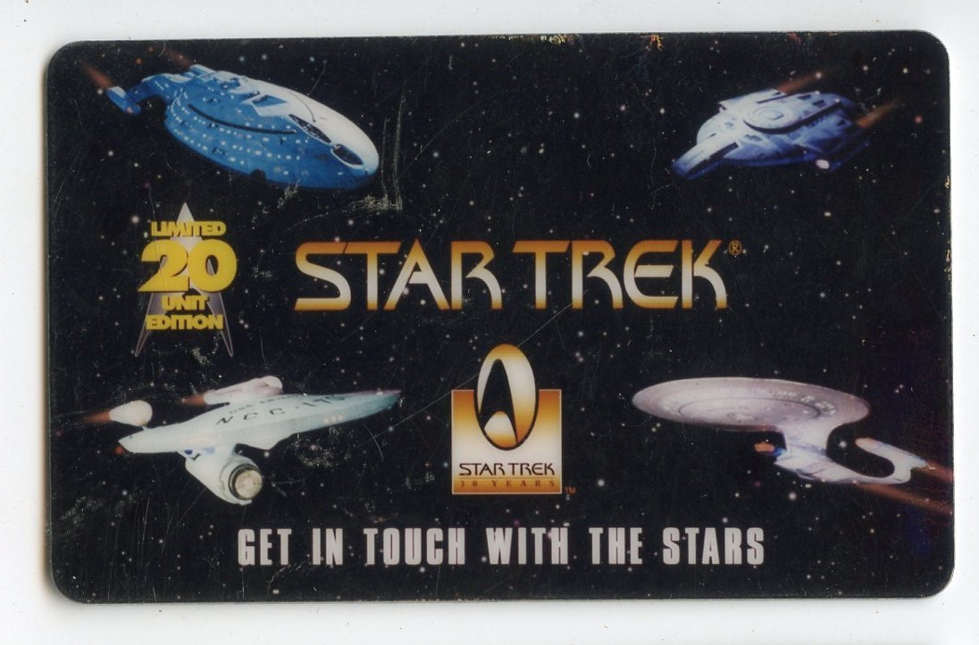 1996 Star Trek Long Distance Phone Card