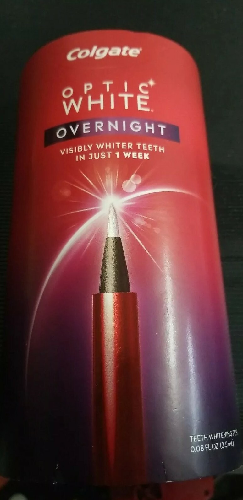 Colgate Optic White Overnight Teeth Whitening Pen Gentle Teeth Stain Remover