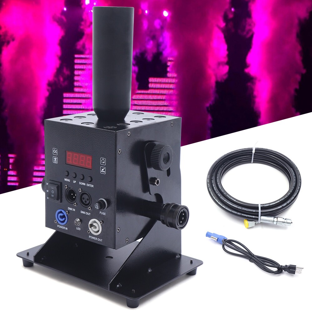 LED CO2 Jet Smoke Machine w/5m Hose CO2 Cannon DMX Blaster DJ Disco Stage Effect