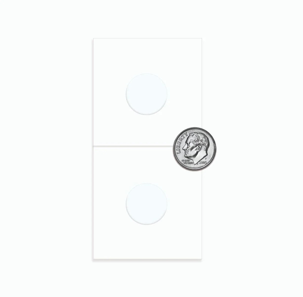 NEW (500 pk) BCW Coin Paper Flip- Dime