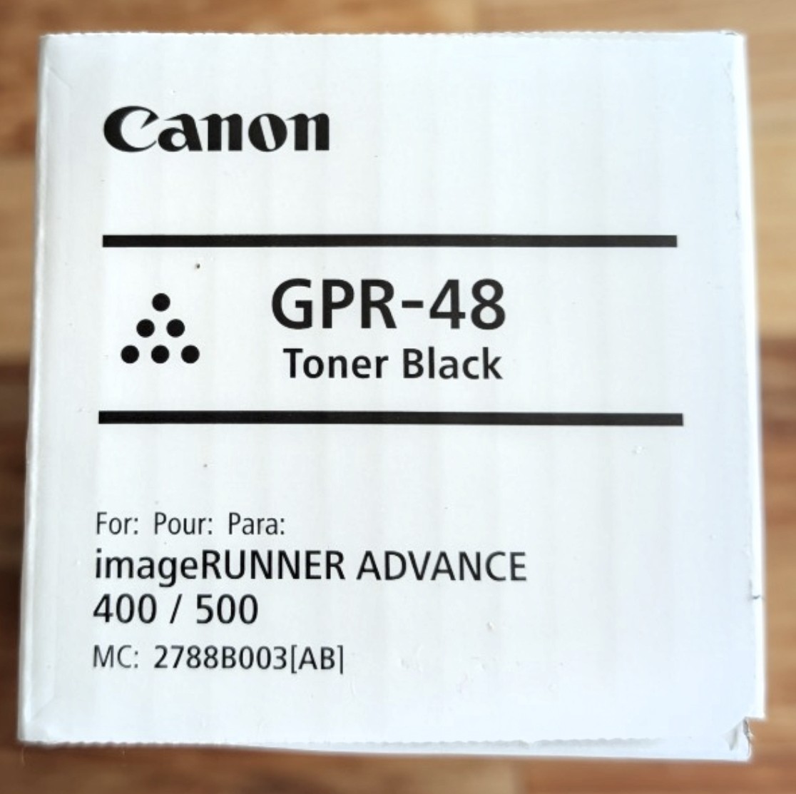 Canon GPR-48 Toner Cartridge - Black For IRADV 400/500