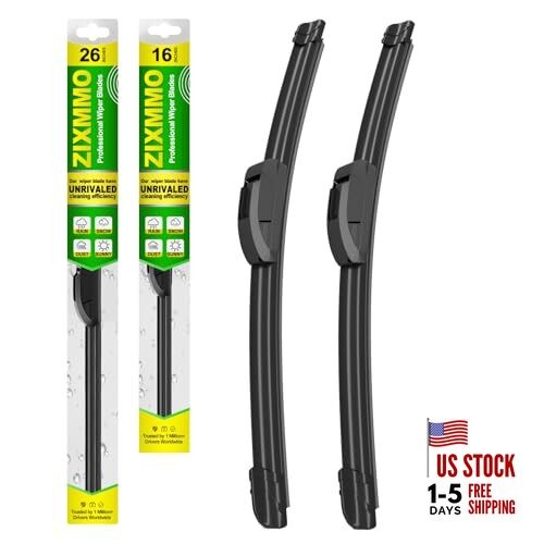 OEM Quality 26in + 16in Premium All-Season Windshield Wiper Blades for 