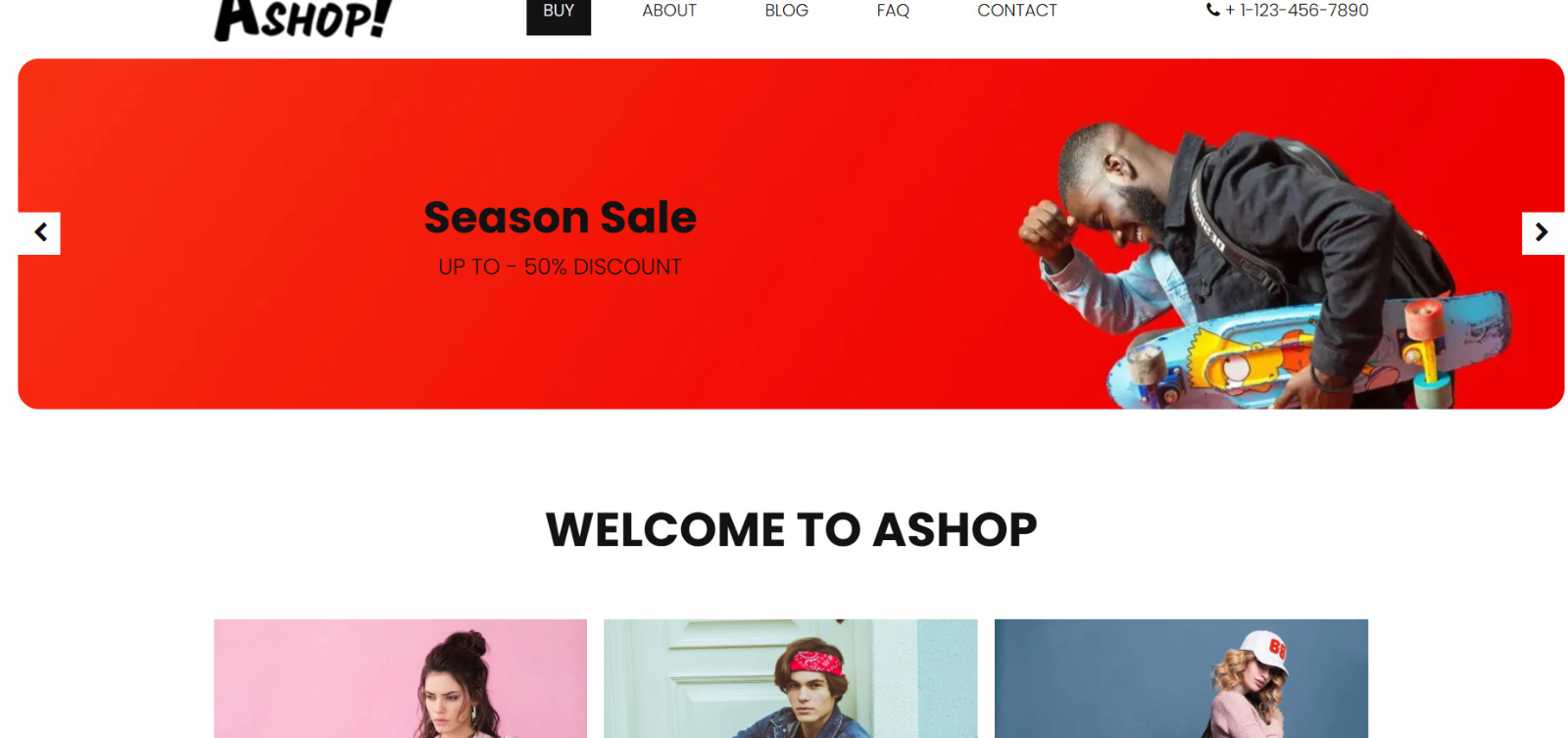 Ready Made eCommerce Website + FREE Hosting (1st Year)