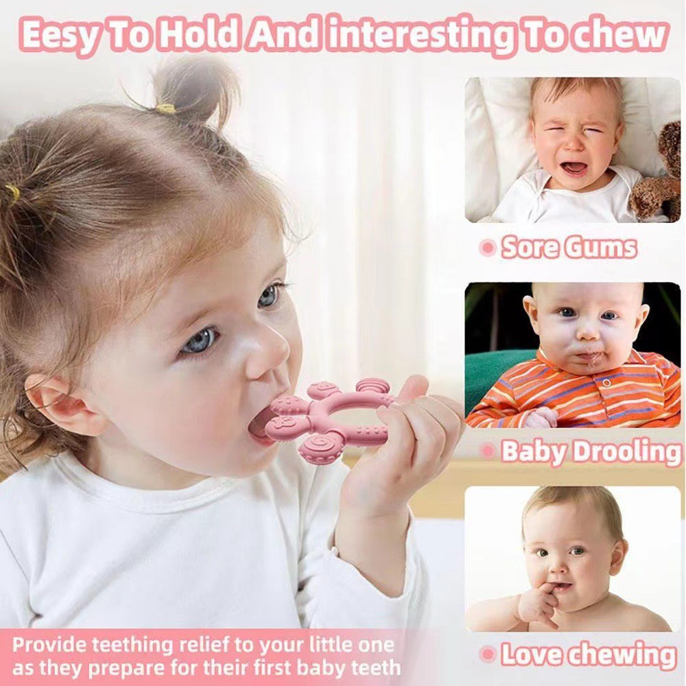 Soft Gentle Bpa-Free Healthy Durable Soothing Teething Stick for Oral Stage Baby