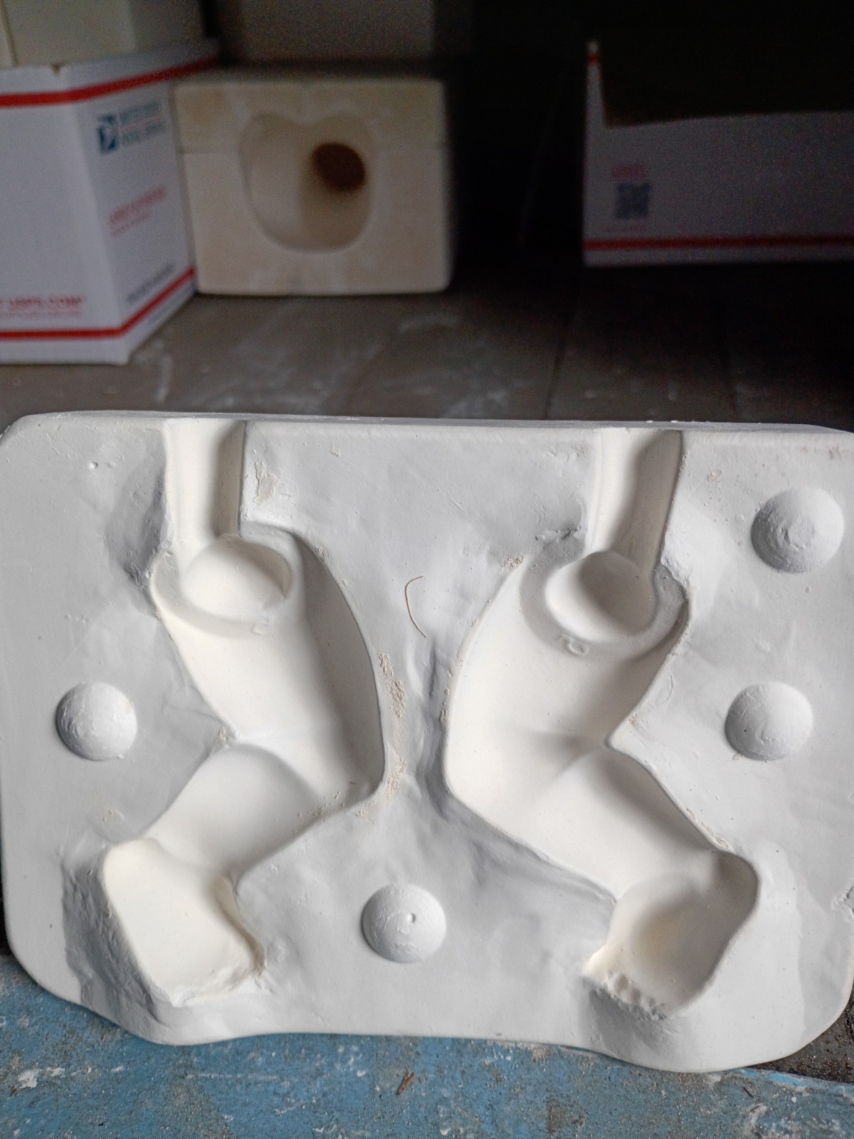 Vintage Seeley Molds. Baby Legs Ceramic Mold # L9435 Year 1978