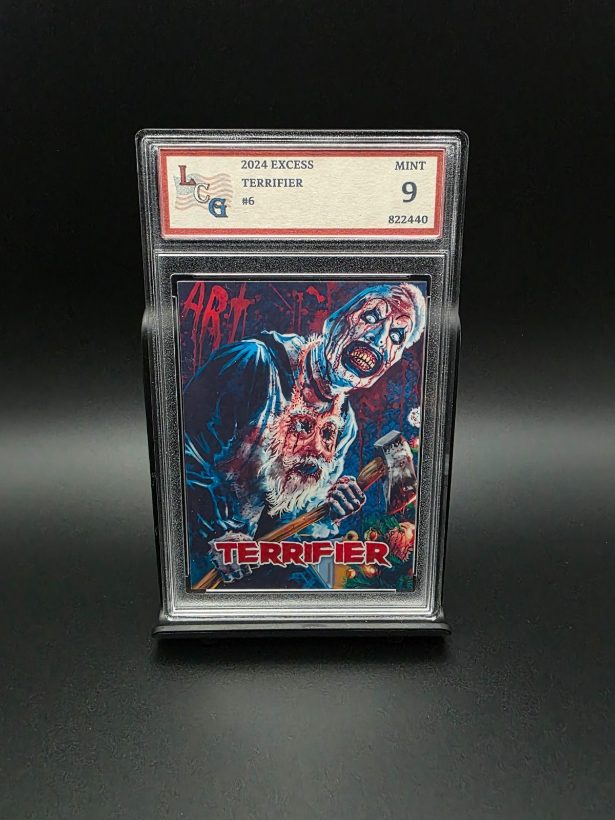 Terrifier #6 (2025) eXcess Art The Clown - Graded 9 [Custom ACEO Art] MINT