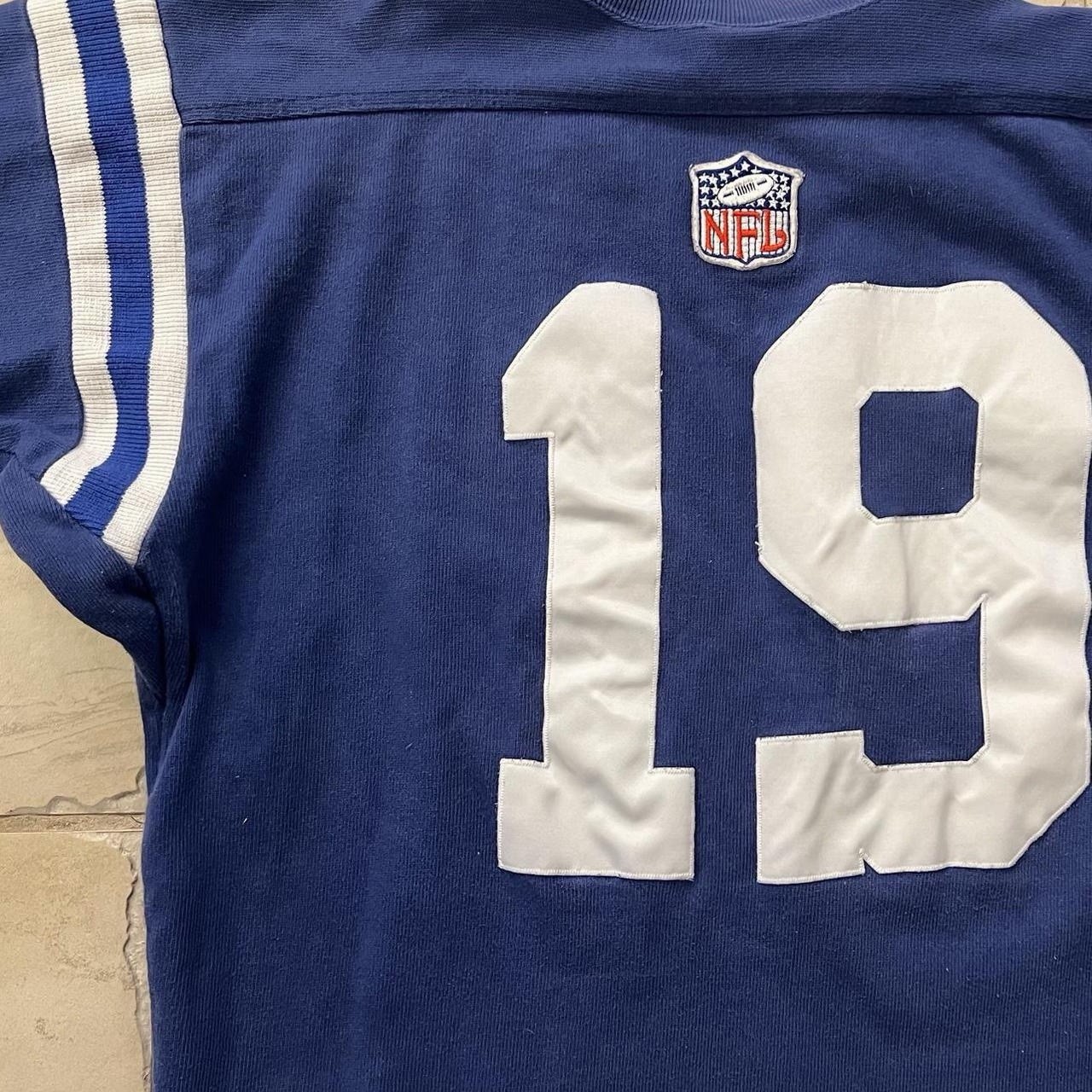 Vintage Champion NFL Baltimore Colts Raglan Football T-shirt Size L 90s