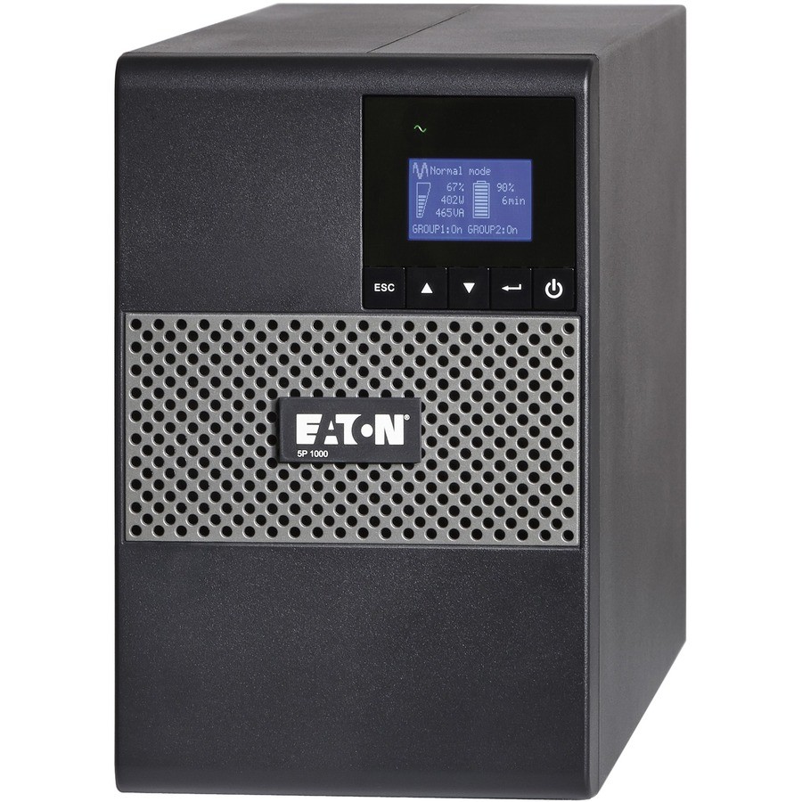 Eaton 5P Tower UPS - 1000 VA/770 W - 132 V AC - 5 Minute - Tower - 5 Minute