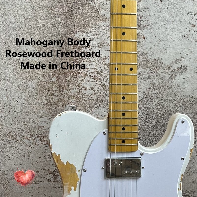 Professional Vintage Electric Guitar w/ H-S Pickups & Maple Fretboard 6-String