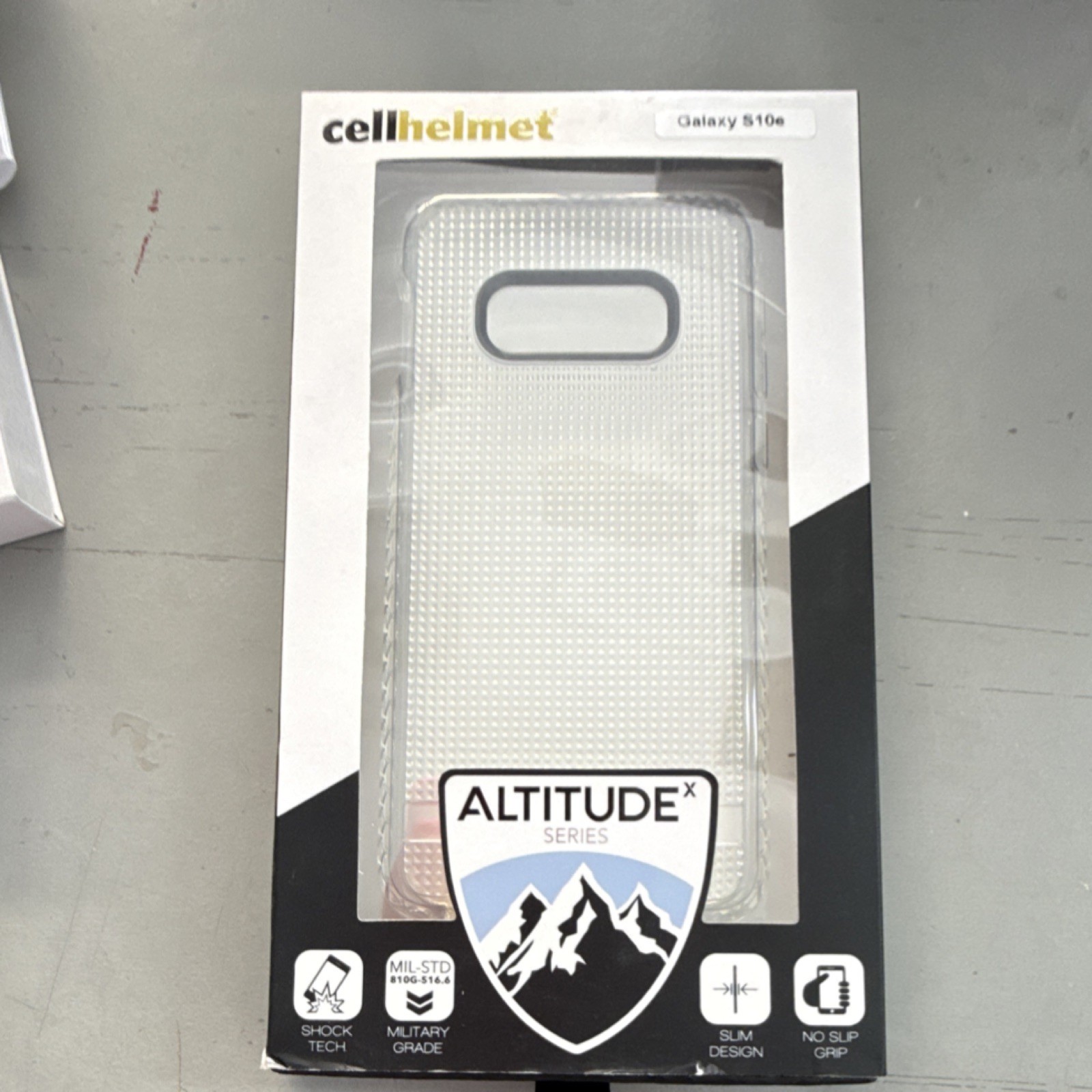 cellhelmet Clear Shockproof Slim Case for Samsung Galaxy S10e