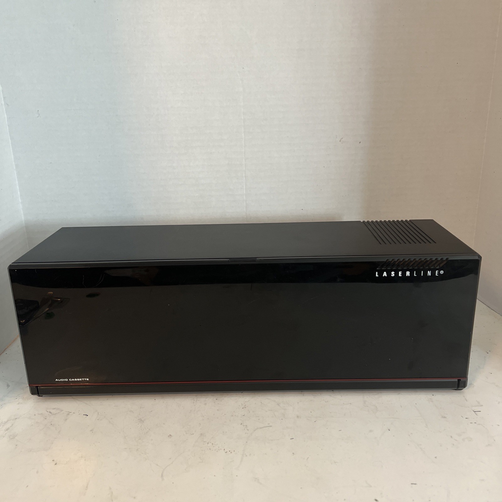 Laserline Audio Cassette Storage Case + Door & Locking Slots - Rack for 18 Tapes