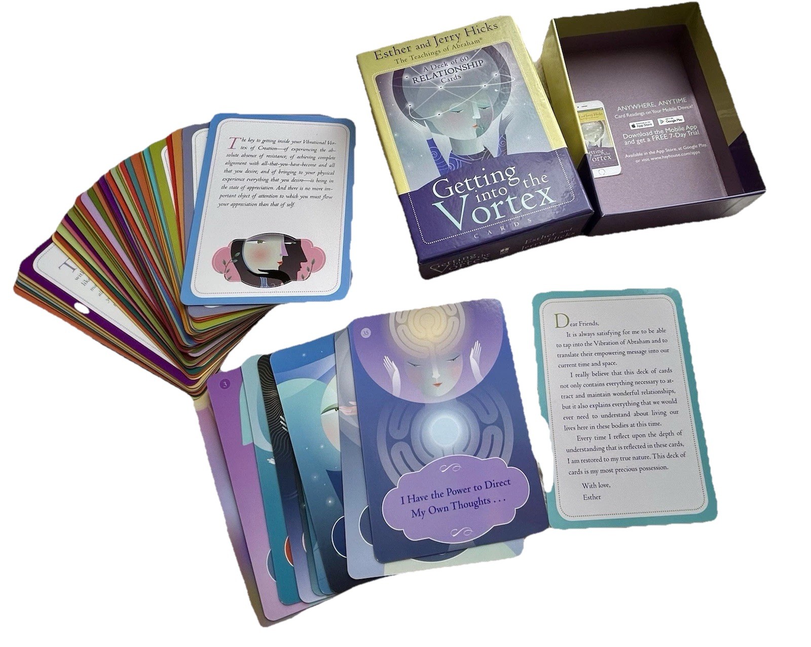 Getting Into The Vortex A Deck Of Relationship Oracle Cards Complete Hicks