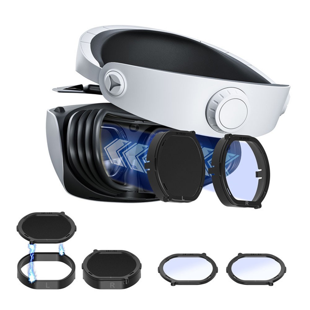 Custom Fit VR Prescription Lenses with Magnetic Cover for PS VR2 Users