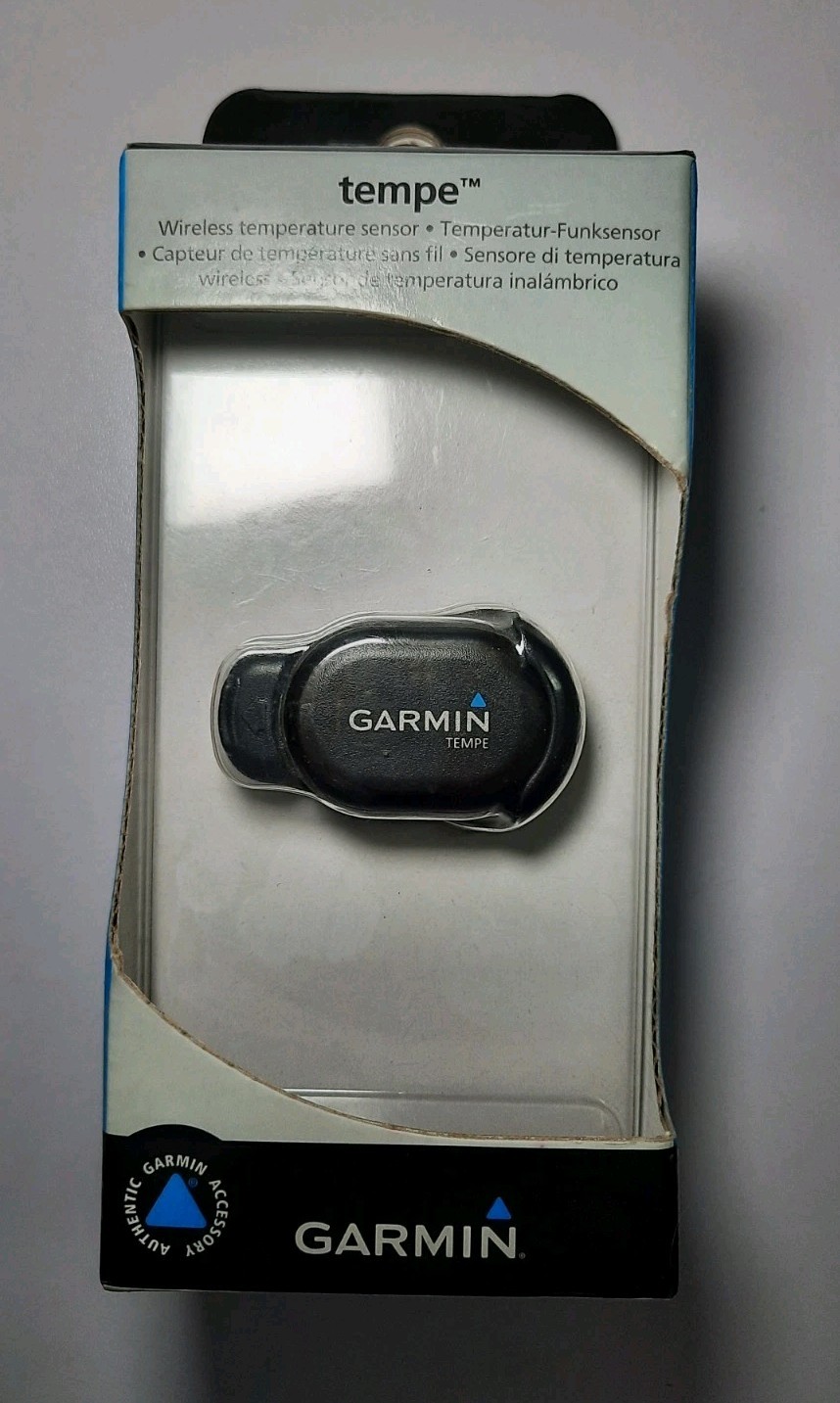 RARE Garmin Tempe External Wireless Temperature Sensor - New - Discontinued