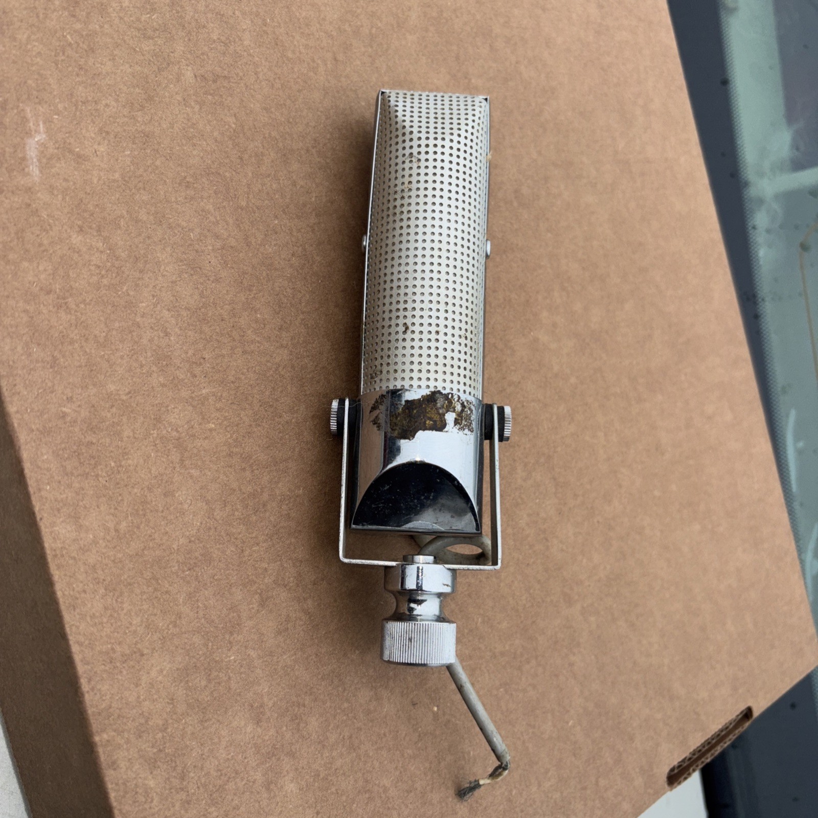 Vintage 1960’s Hi-Mike Chrome Dynamic Microphone  not tested 