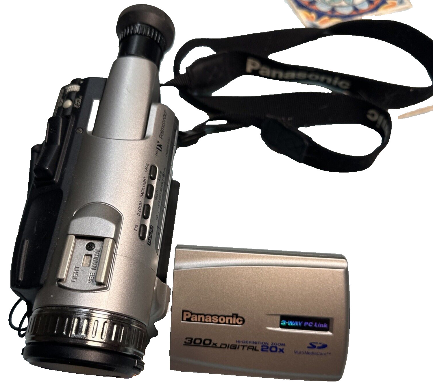 Panasonic  PV-DV201D Video Camcorder untested no battery