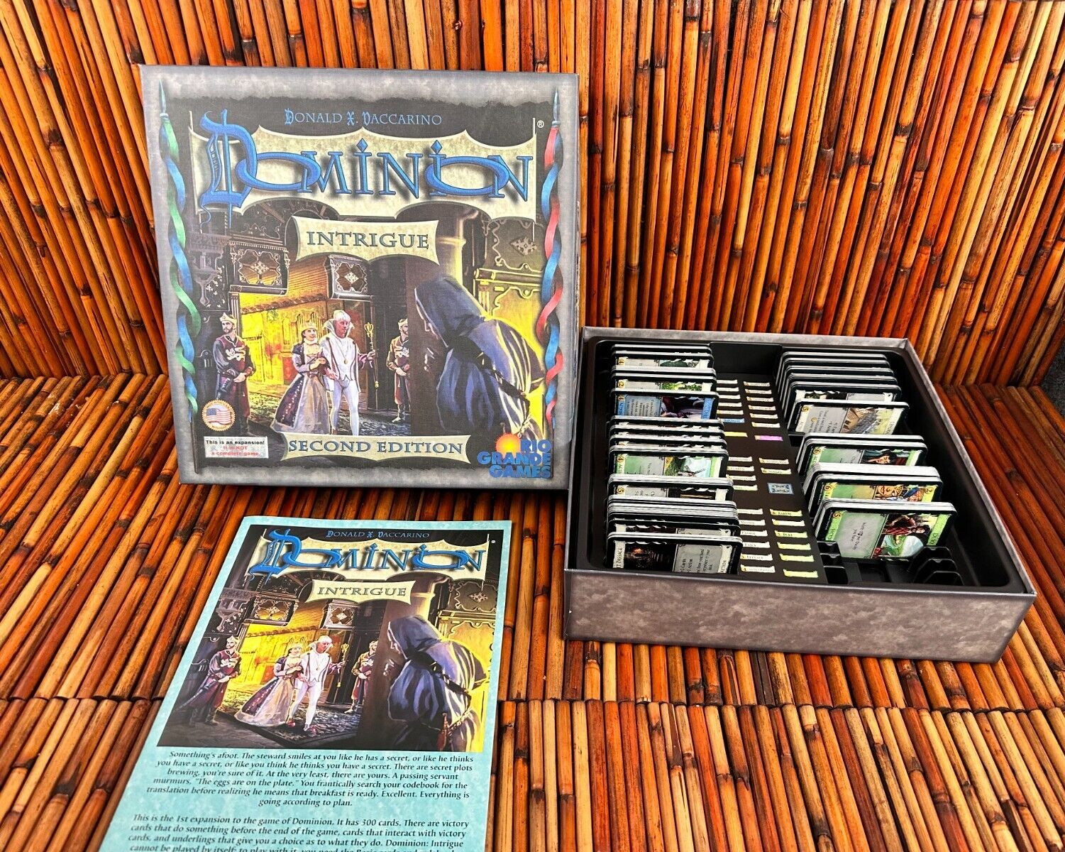 Dominion Intrigue Expansion Second Edition Deck Building Card Game RGG 532 MINT!