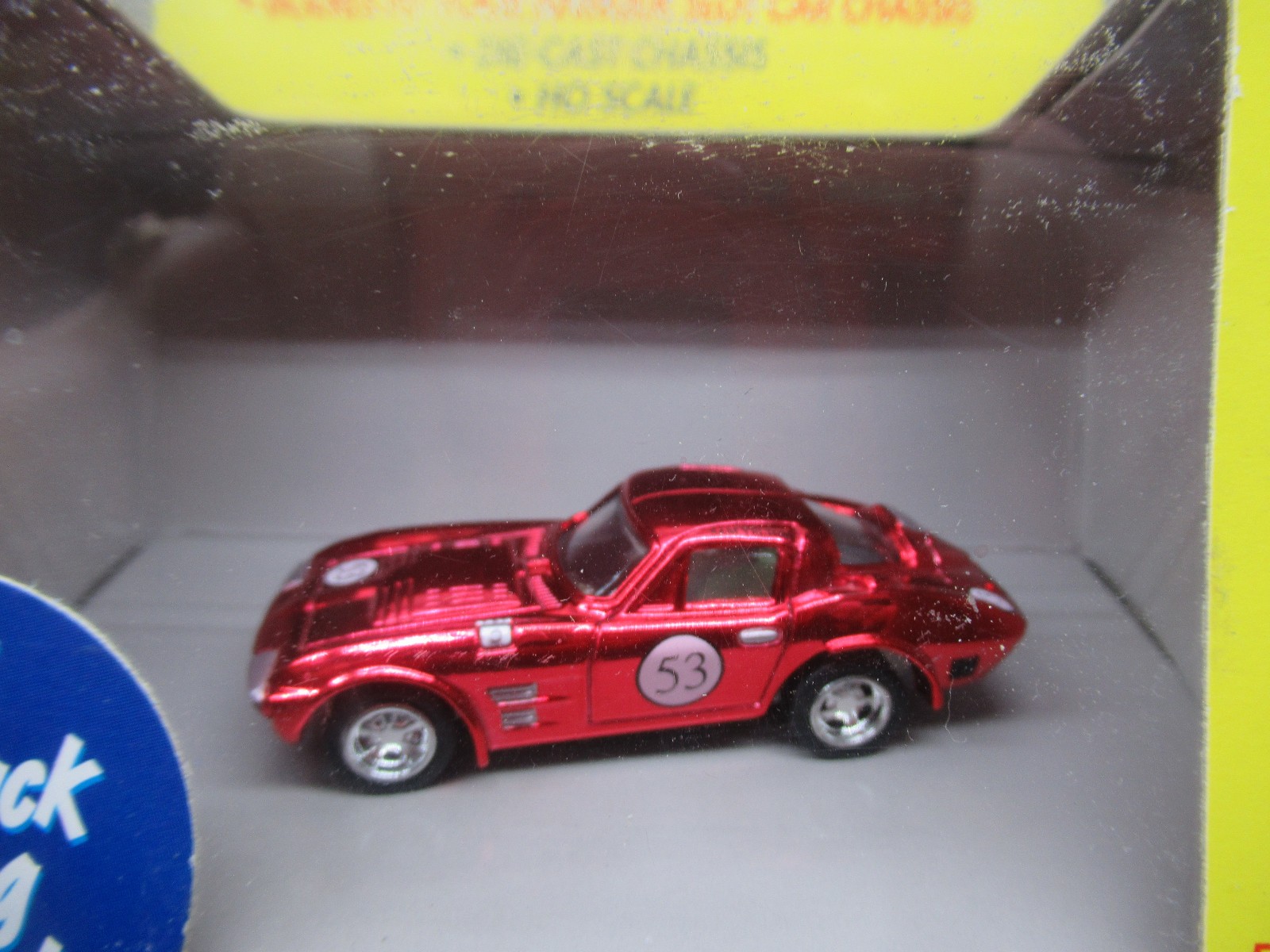 "NEW" OS JL RED CHROME #53 CORVETTE PULLBACK T JET CAR HO