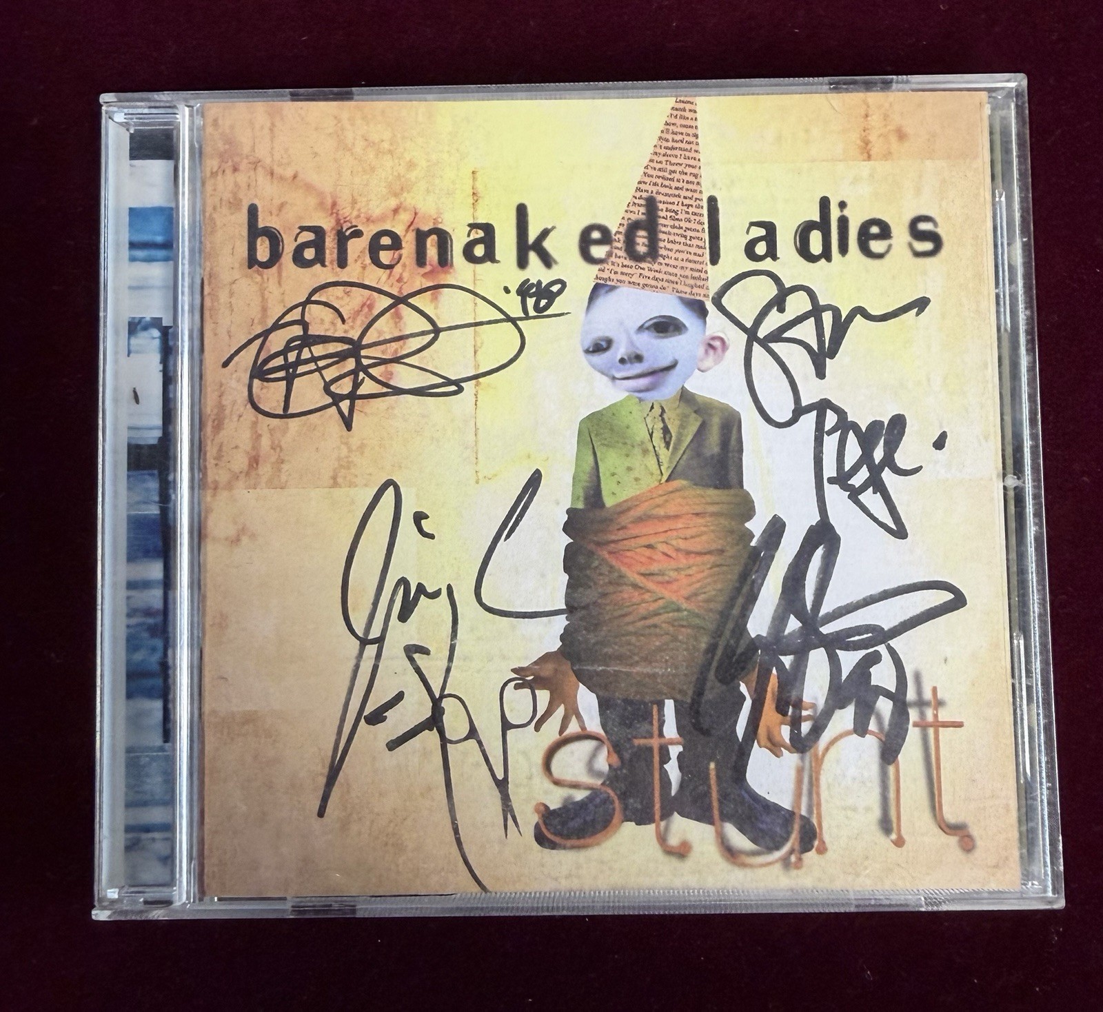 Barenaked Ladies Autographed CD - Stunt 1998 Full Band