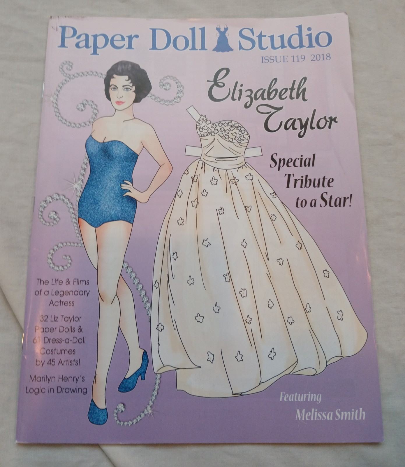 Elizabeth Taylor Special Tribute Magazine. Issue 119, 2018. Paper Doll Studio