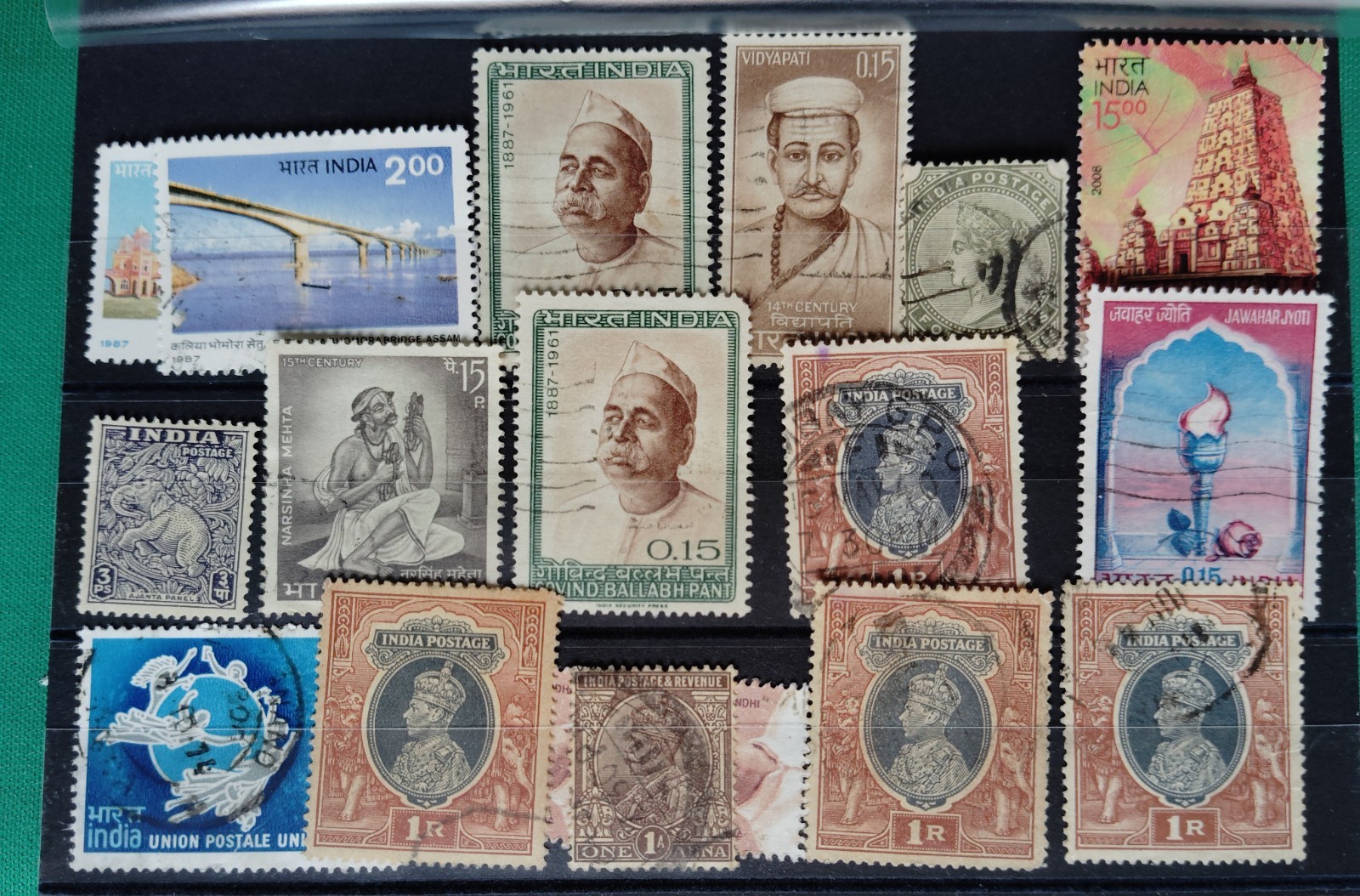 INDIA-1882-N42-1911-N93-N83-1949-N207-1965-N427-N424-N402-1967-N451-USED