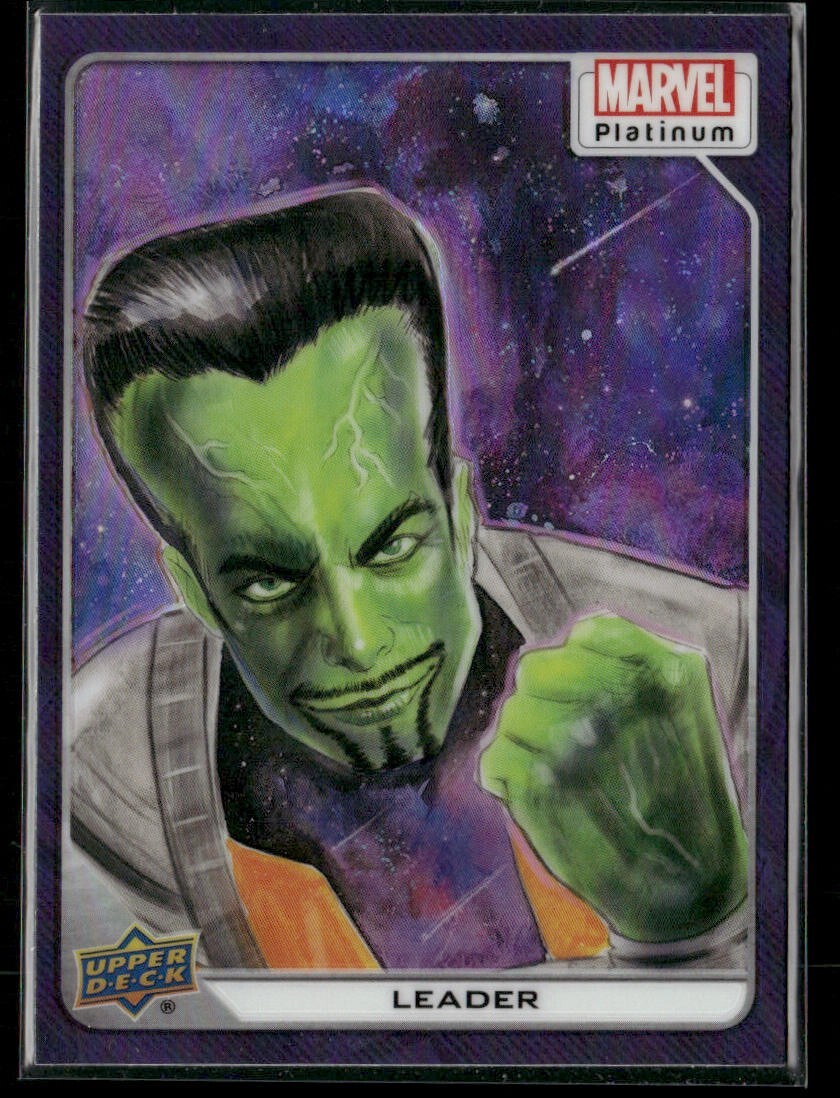 2023 Upper Deck Marvel Platinum Purple Rainbow #30 - Leader