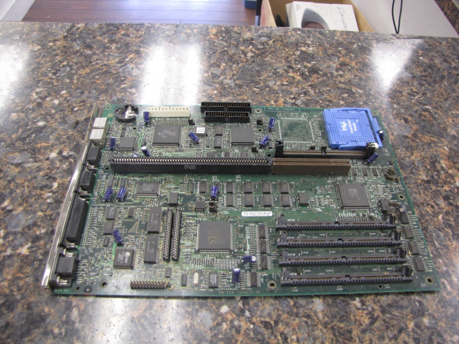 Vintage IBM 1993 71G3152 01 Intel Overdrive Ready Motherboard - JD6