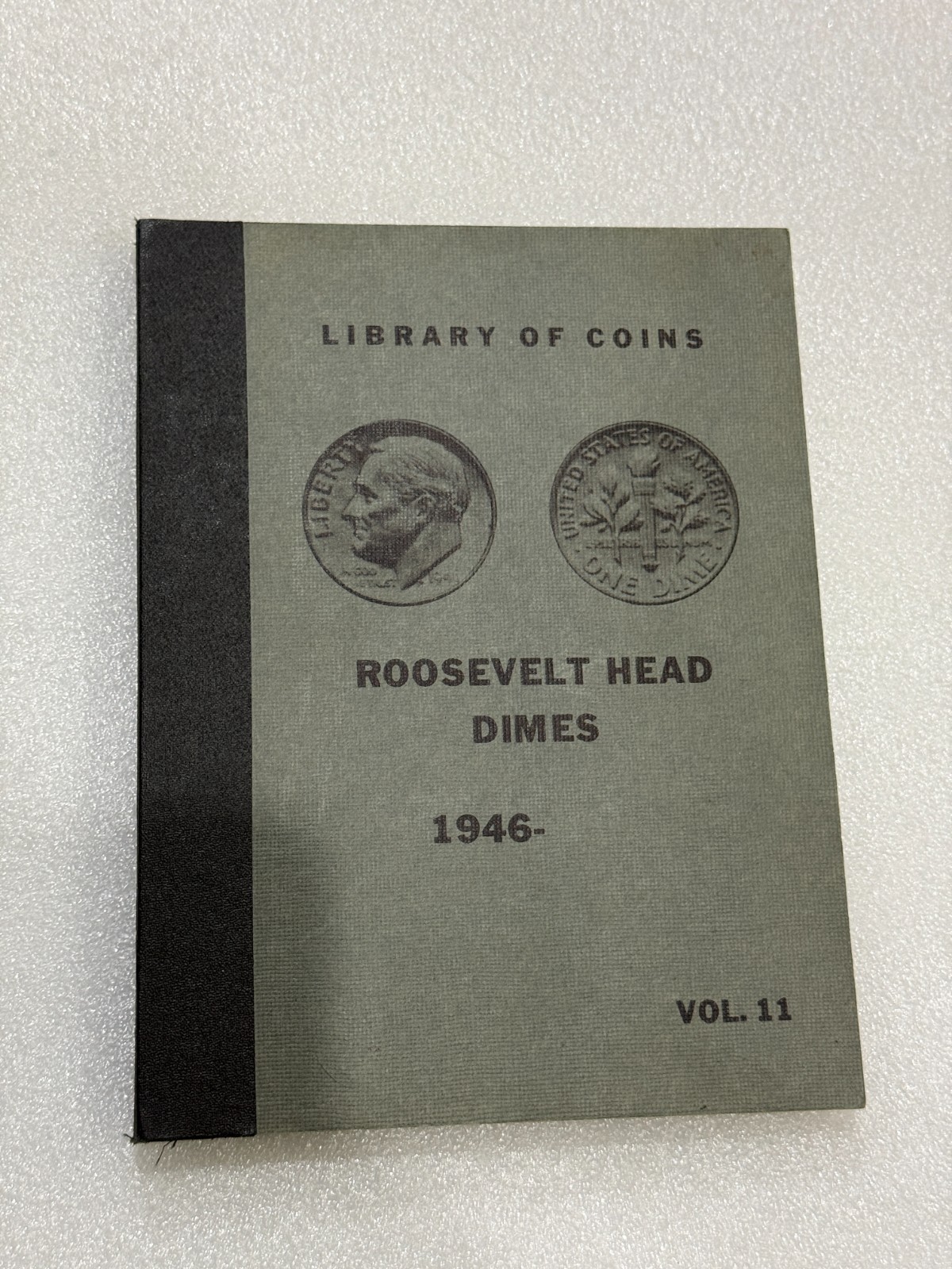 Vintage Library of Coins Vol 11 ~ Roosevelt Head Dimes 1946 -    PRISTINE