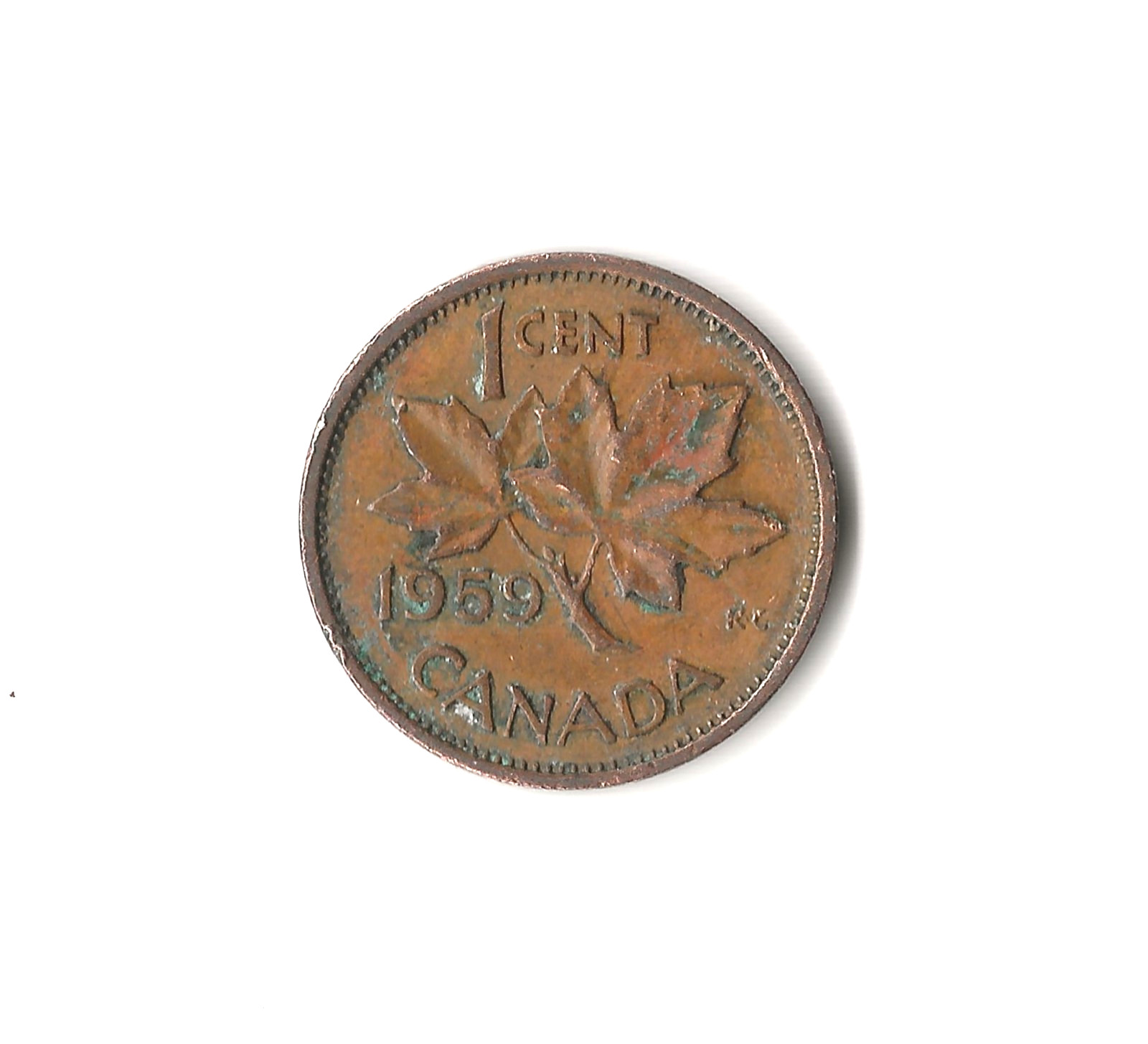 1959 Canada - 1 Cent - 748 - Bronze - 3.2g