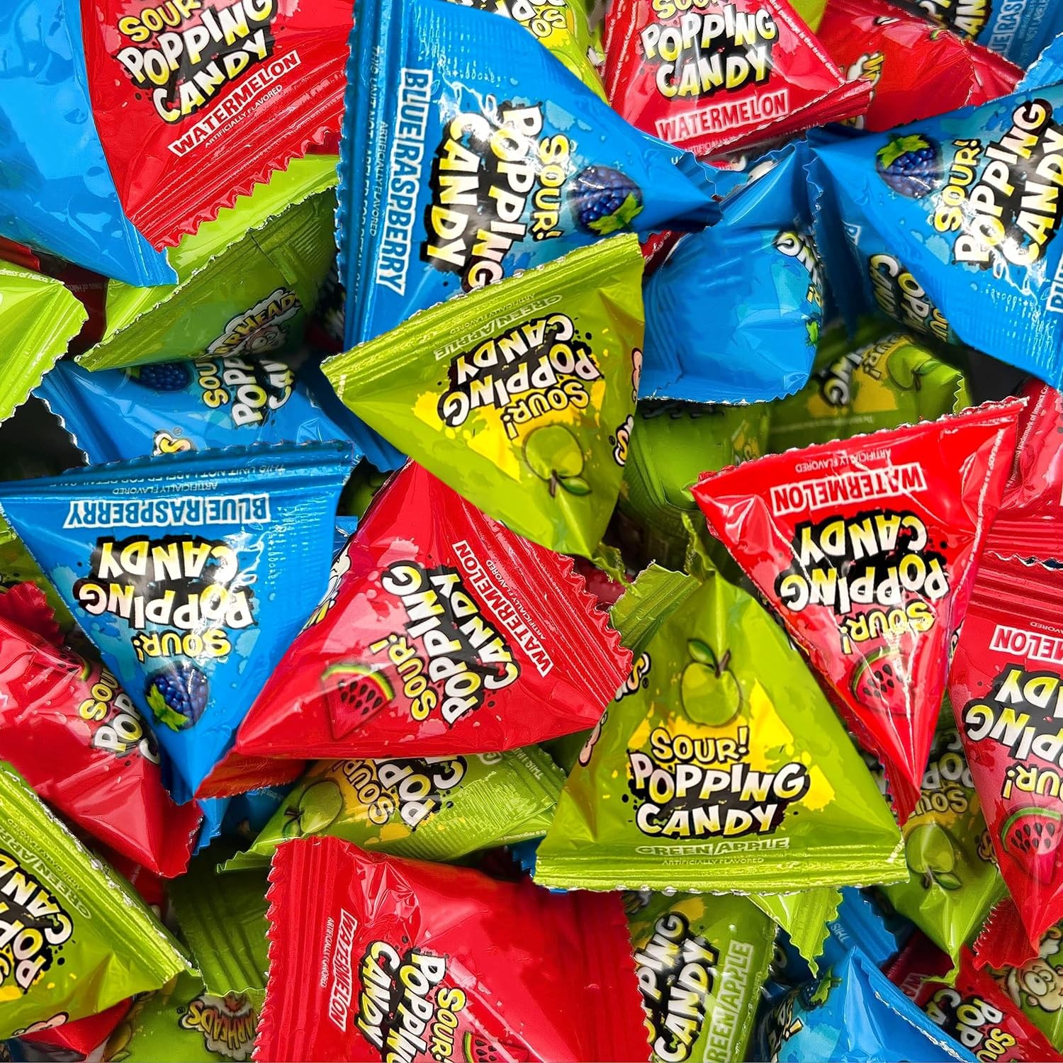Sour Popping Rocks - 40 Mini Packs - Easter Candy - Sour Popping Candy Individua