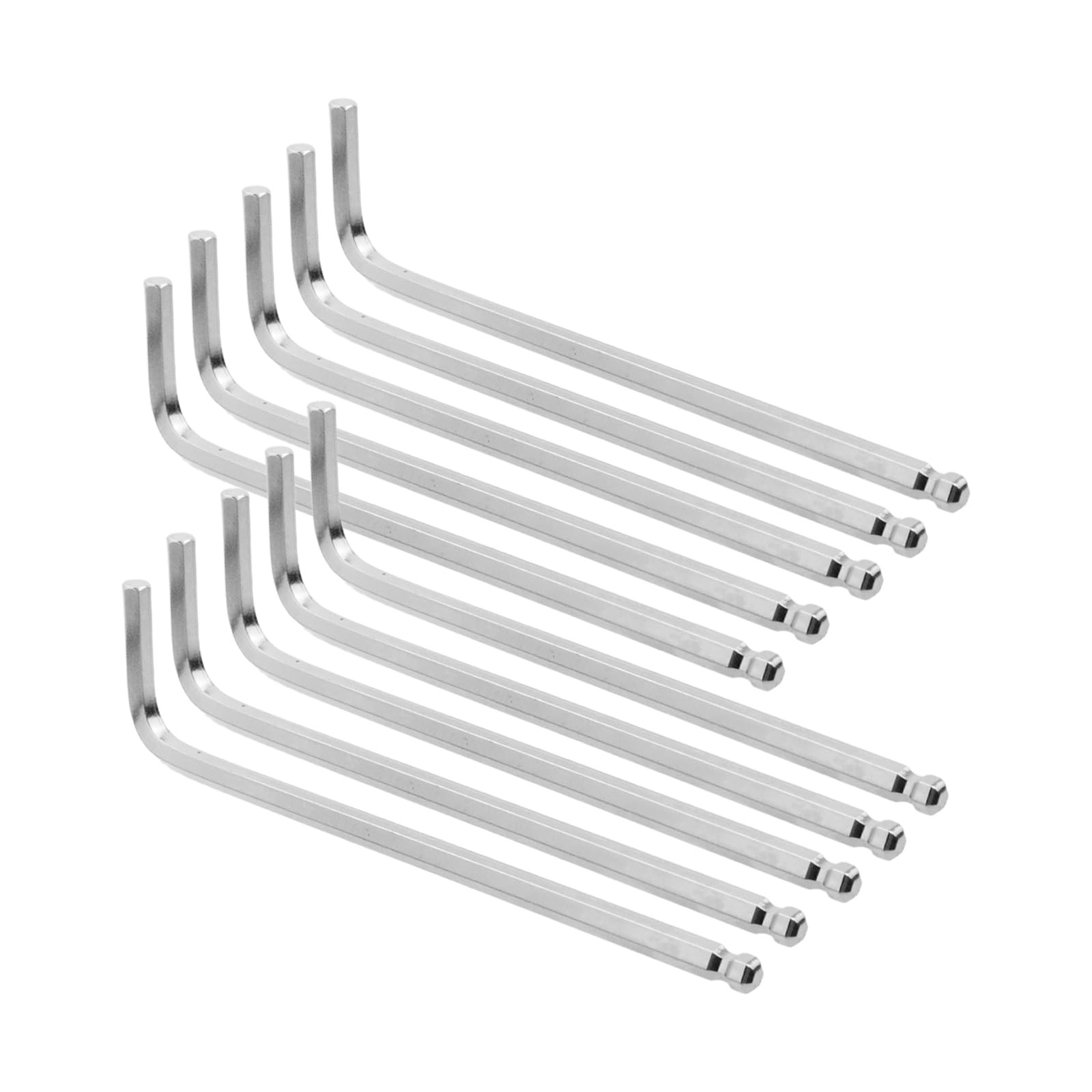 3/16" Hex Key Wrench L Shape Allen Wrench CR-V Steel Long Arm Ball End Hexago