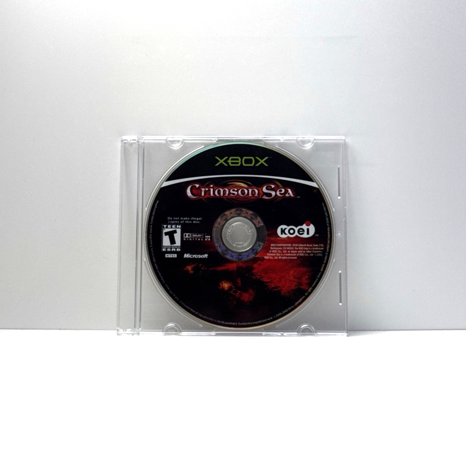 Crimson Sea Microsoft Original Xbox Game Disc Only Refurbished & Tested