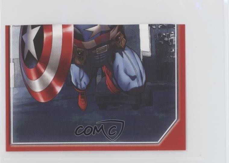2013 Panini Marvel Avengers Assemble Album Stickers Captain America #20 2k3