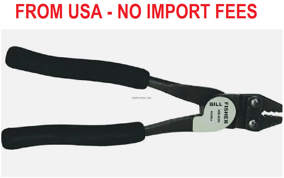 Billfisher Heavy Duty Crimper w/Cushioned EVA Grips Fishing Accessory HD800