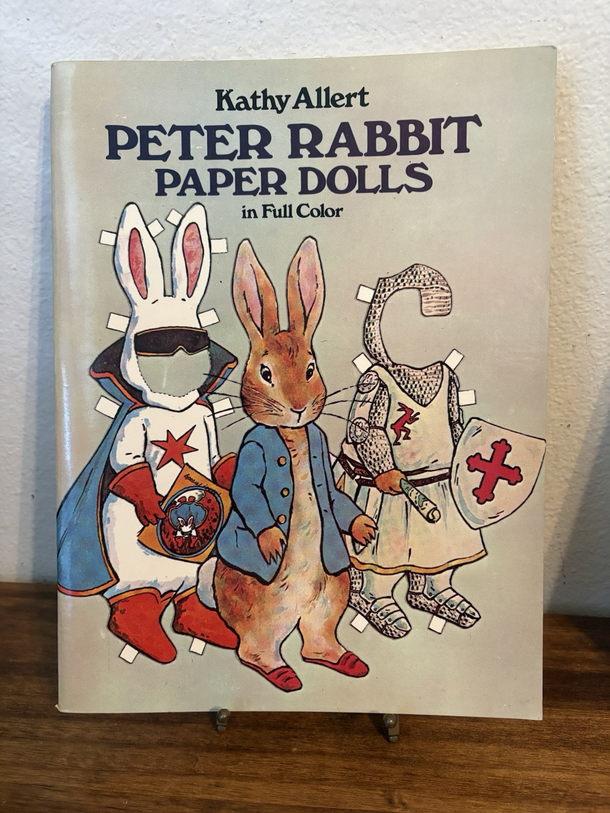 Vintage PETER RABBIT Full Color Paper Doll Set by Kathy Allert, 1982 - UNUSED