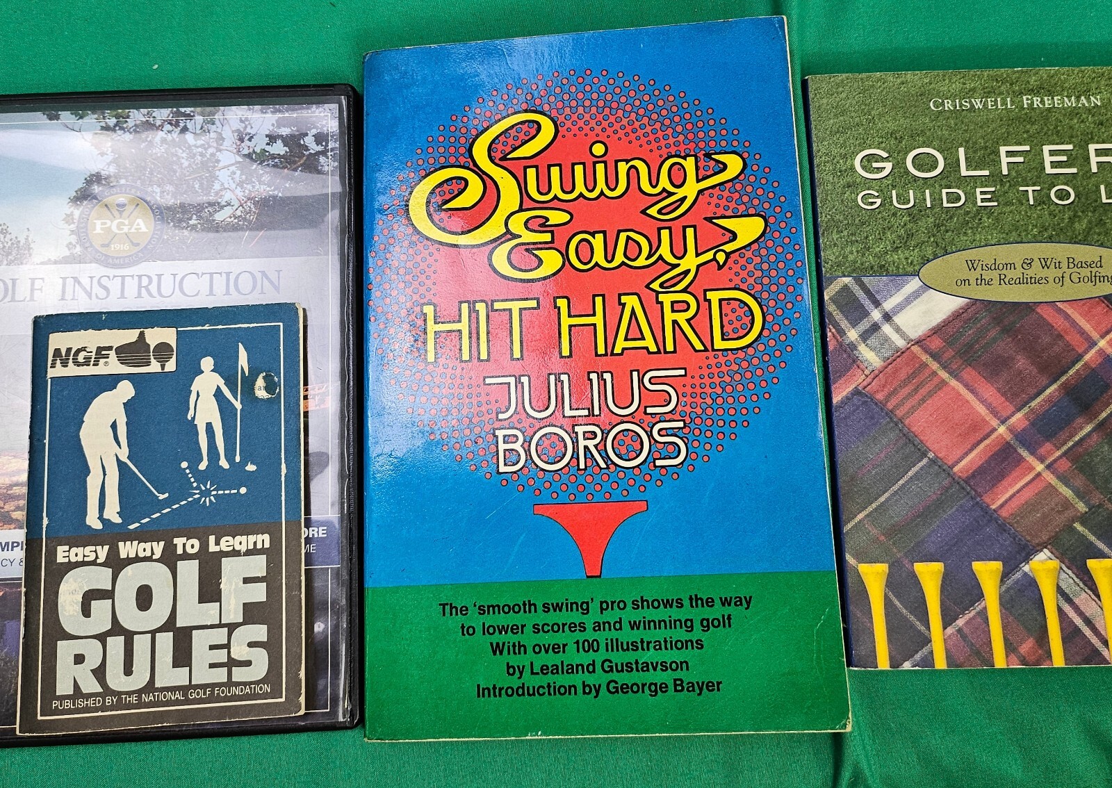 Easy Way to Learn Golf Rules Swing Easy Hit Hard Golfers Guide To Life & DVD