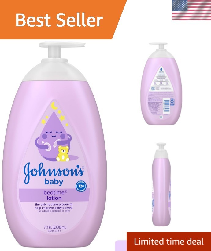 Bedtime Lotion, Soothing NaturalCalm Aromas, Gentle Nighttime Baby Lotion, He...