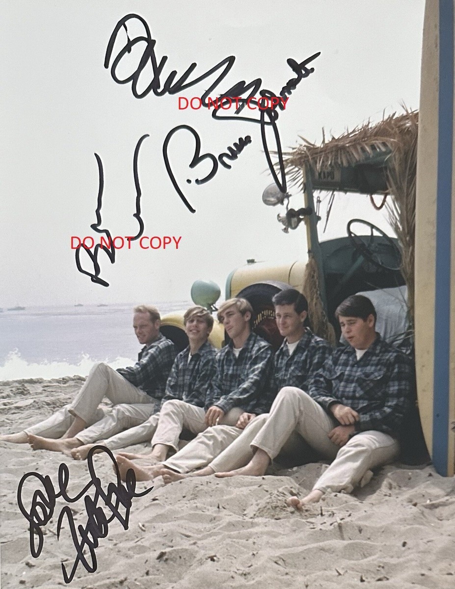 THE BEACH BOYS Signed Autographed 8x10 Reprint Photo #4 !!