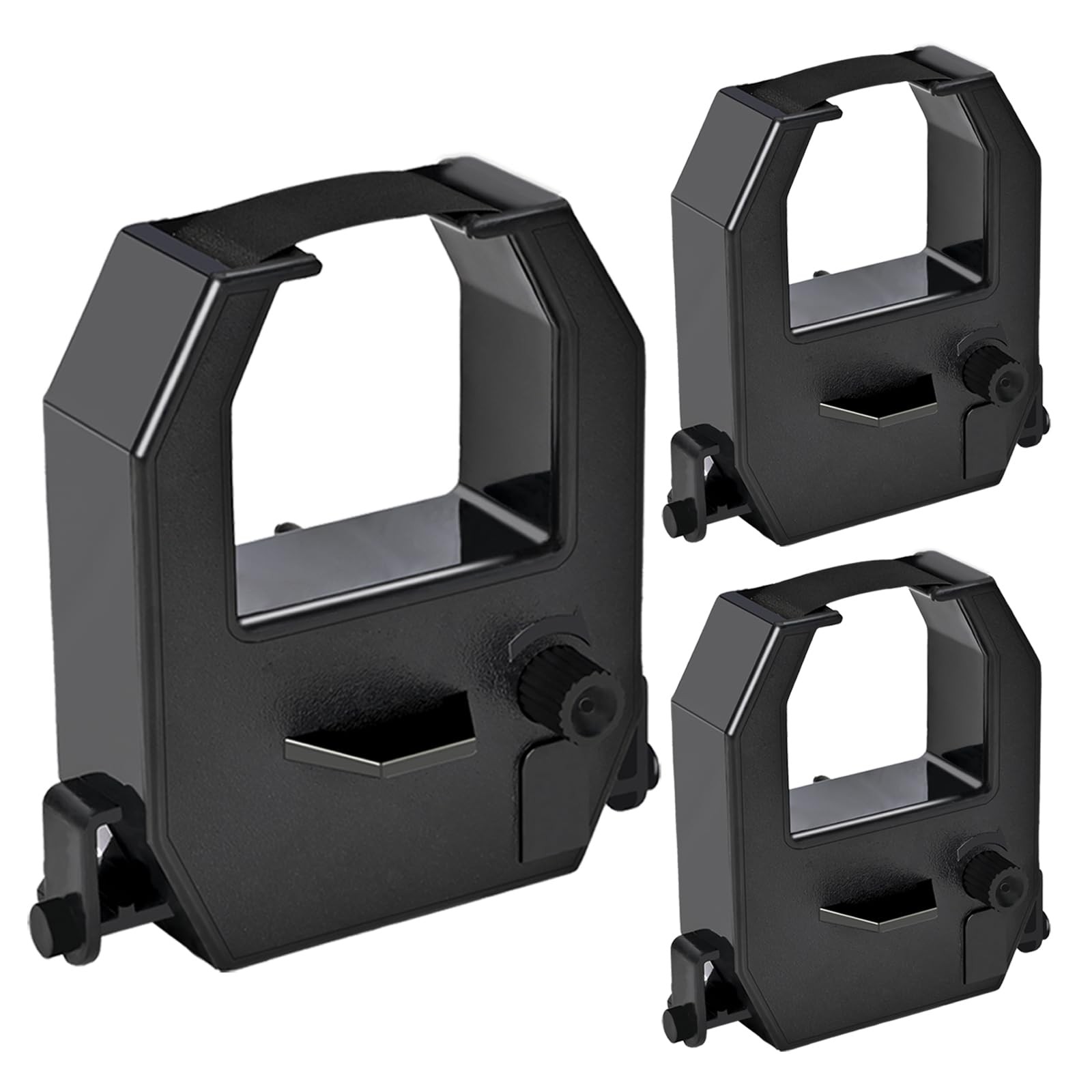 3 Pack Amano Time Clocks Ribbon, Replacement Ribbon Fits Amano PIX 10/15/20/2...