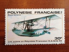 POLYNESIA PA NUM 158 ** MNH YEAR 1980 Airplane