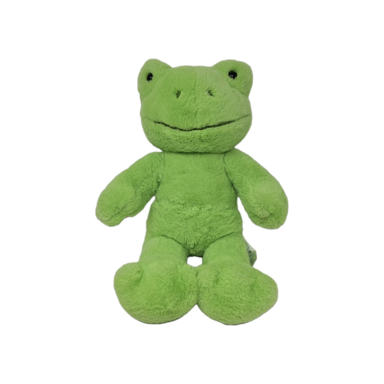 Build-A-Bear 17" Spring Green Frog Plush with Ribbit Sound Works